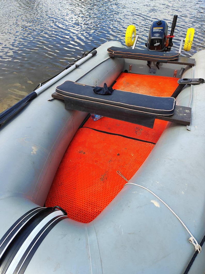 Bootsbodenmatte | Rutschfeste, aufblasbare Bootsdeckmatte | Wasserdichter Angelbootboden | Maßgefertigter EVA-Marineteppich Bild 6