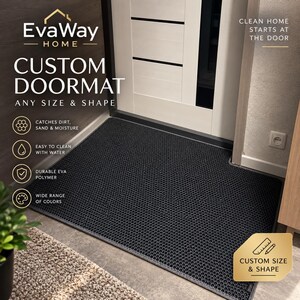 Custom Doormats – Waterproof Entryway Rug, Any Size & Shape, Made to Measure Floor Mat