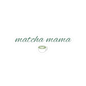 matcha mama Aufkleber | Matcha Cup Aufkleber, Script Coffee Aufkleber