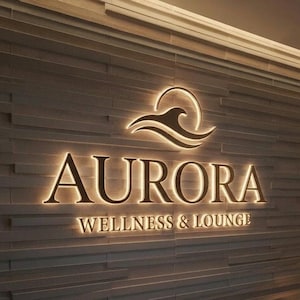 Personalized 3D Business Sign|Metal Backlit Sign|Custom Metal Sign|Business Logo Sign|Illuminated Channel Letters|LED Illuminated Signboard