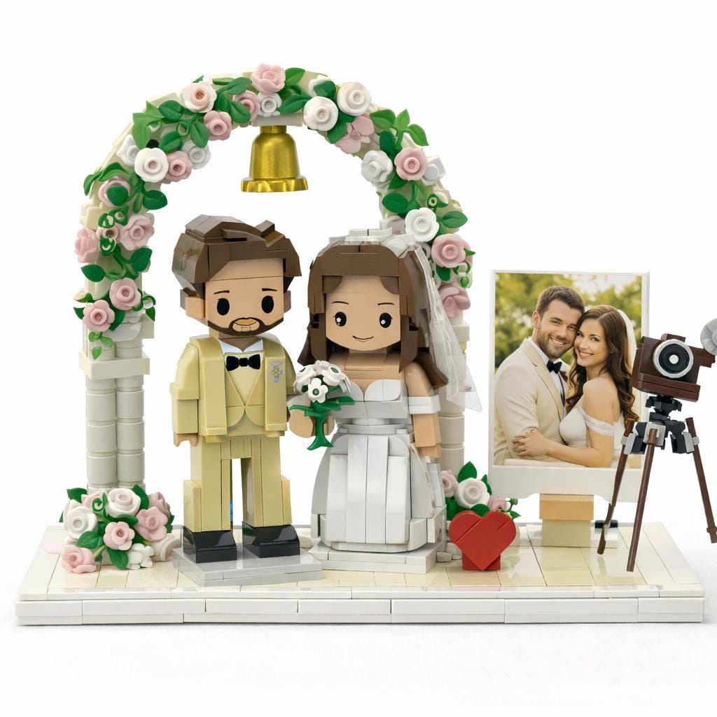 Custom Photo to Lego Bricks Mini Figure Custom Portrait Gift Happy ...