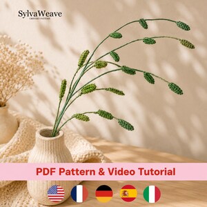 Häkelanleitung für Hafergras für Anfänger (PDF + Video-Tutorial)