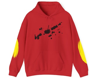 Galaxy Dog Hoodie - Retro 'GALAXIA' Space Pup Graphic Sweatshirt