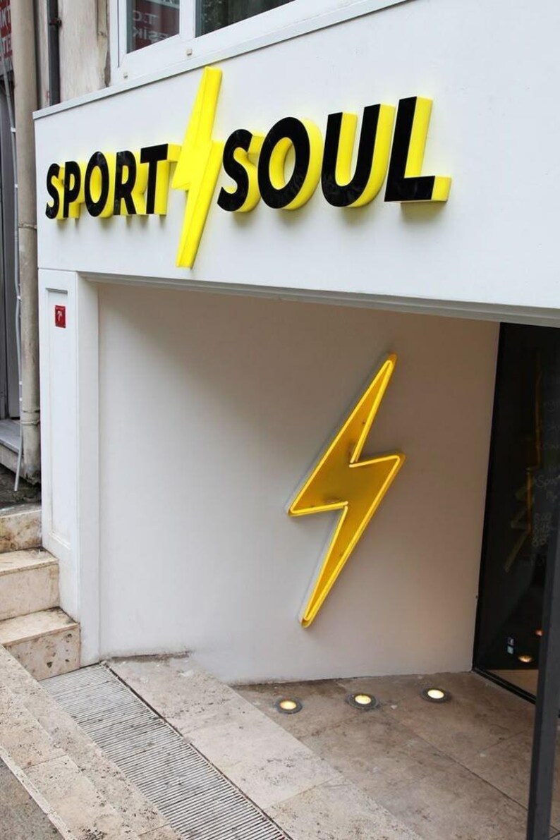 Led Sign Work Logo Custom 3D LED Logo Sign | Illuminated Business Wall Light, Office Decor ...