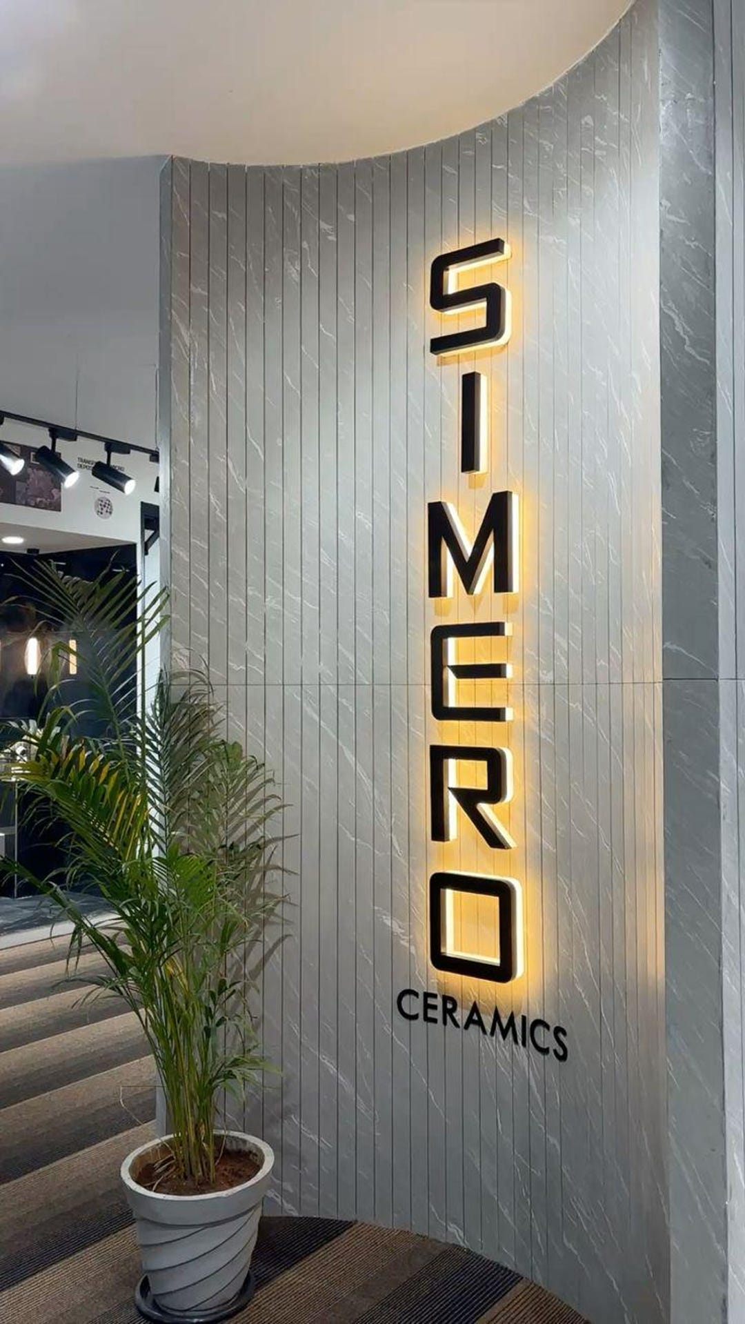 Led Sign Work Logo Personalized 3D LED Logo Sign for Business | Illuminated Company Wall ...