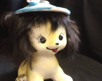 California Creations by Bradley tiger kitty - fur hair - made in Japan
