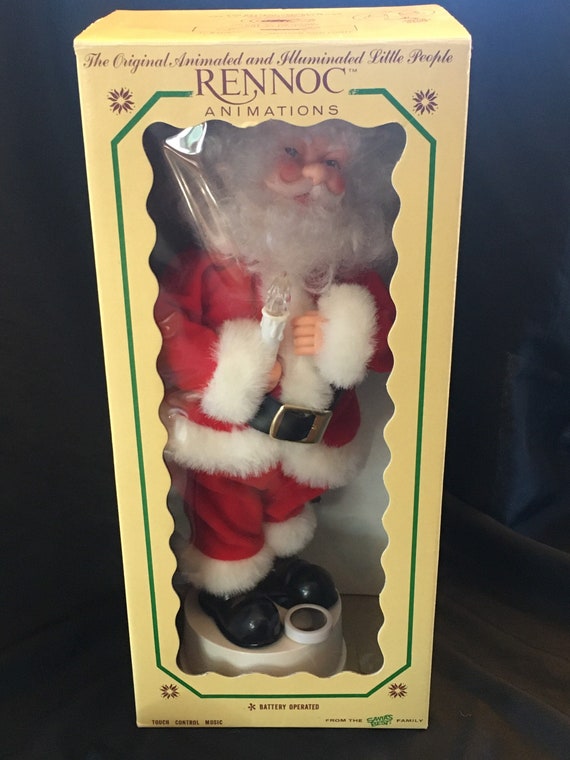【1980's / USA】Rennoc Animations サンタクロース Rennoc Animated Lighted Santa & Mrs Claus 24