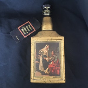 Jim Beam~Soldier and Girl~Van Mieris~Decanter~Kentucky Distillers Bottle~Empty
