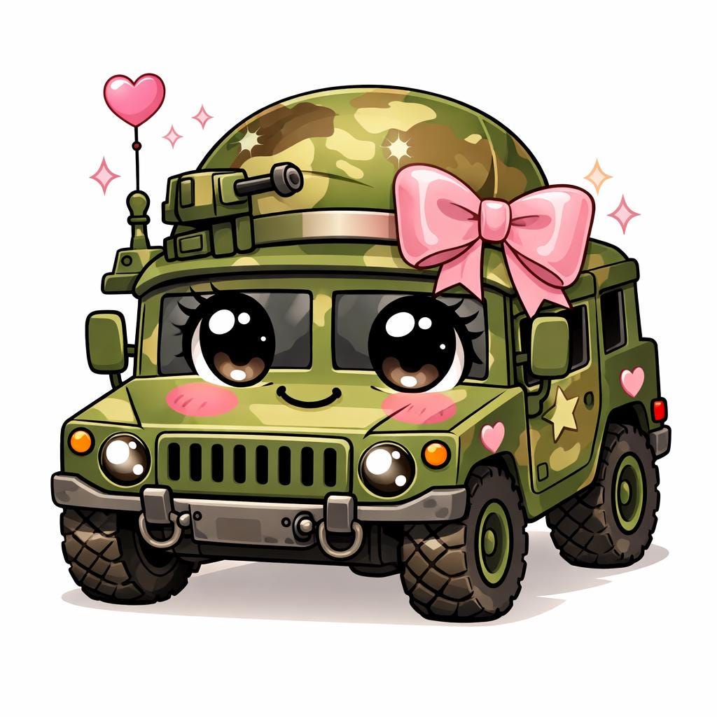 Humv Sticker Watermark Harriett the Humvee Sticker - Etsy