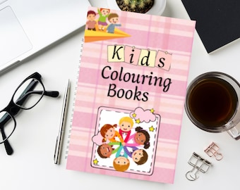 Obst-Malbuch für Kinder, Alter 3+, fröhliche Charaktere, große Seiten, Aktivitätsbuch