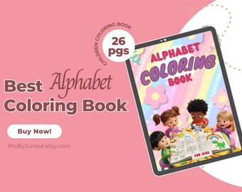 Alphabet Malbuch für Kinder im Alter von 3-5 Jahren: Buchstaben nachzeichnen, ABC lernen, Tiere