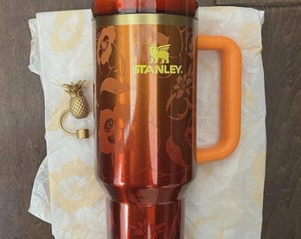 Stanley x Karol G 40 oz Tumbler, Floral Design, Viral Cup, Gift for her