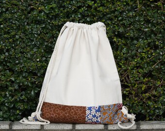 Zugbeutel / Baumwollrucksack / Turnbeutel / Turnbeutel / Turnbeutel / Turnbeutel / Turnbeutel ~ Patch (B201) OR