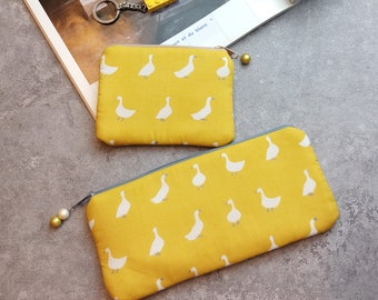 Juego de 2: Estuche grande con cremallera, Estuche para lápices, Neceser, Estuche pequeño con cremallera, Monedero (PS-37)