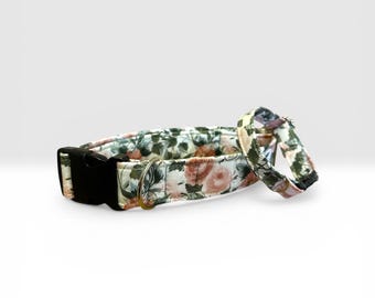 Blush Roses Pet Collar