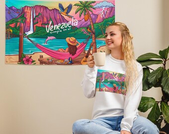 Venezolanische Flagge, immer in unseren Herzen