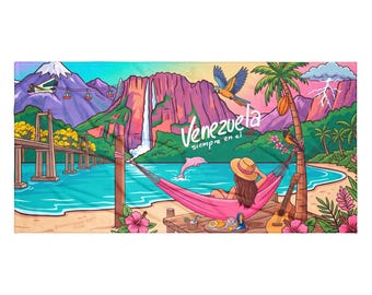 Venezuela-Handtuch – Immer im Herzen