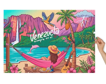 Puzzle mit Metallbox: Venezuela – Immer im Herzen