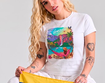 Klassisches Unisex-T-Shirt Venezuela – Immer im Herzen