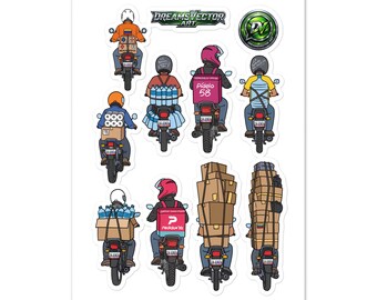 Aufkleberbogen-Set für Motorräder in Venezuela