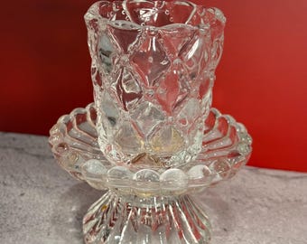 Przezroczyste szkło Partylite "Quilted Diamond"