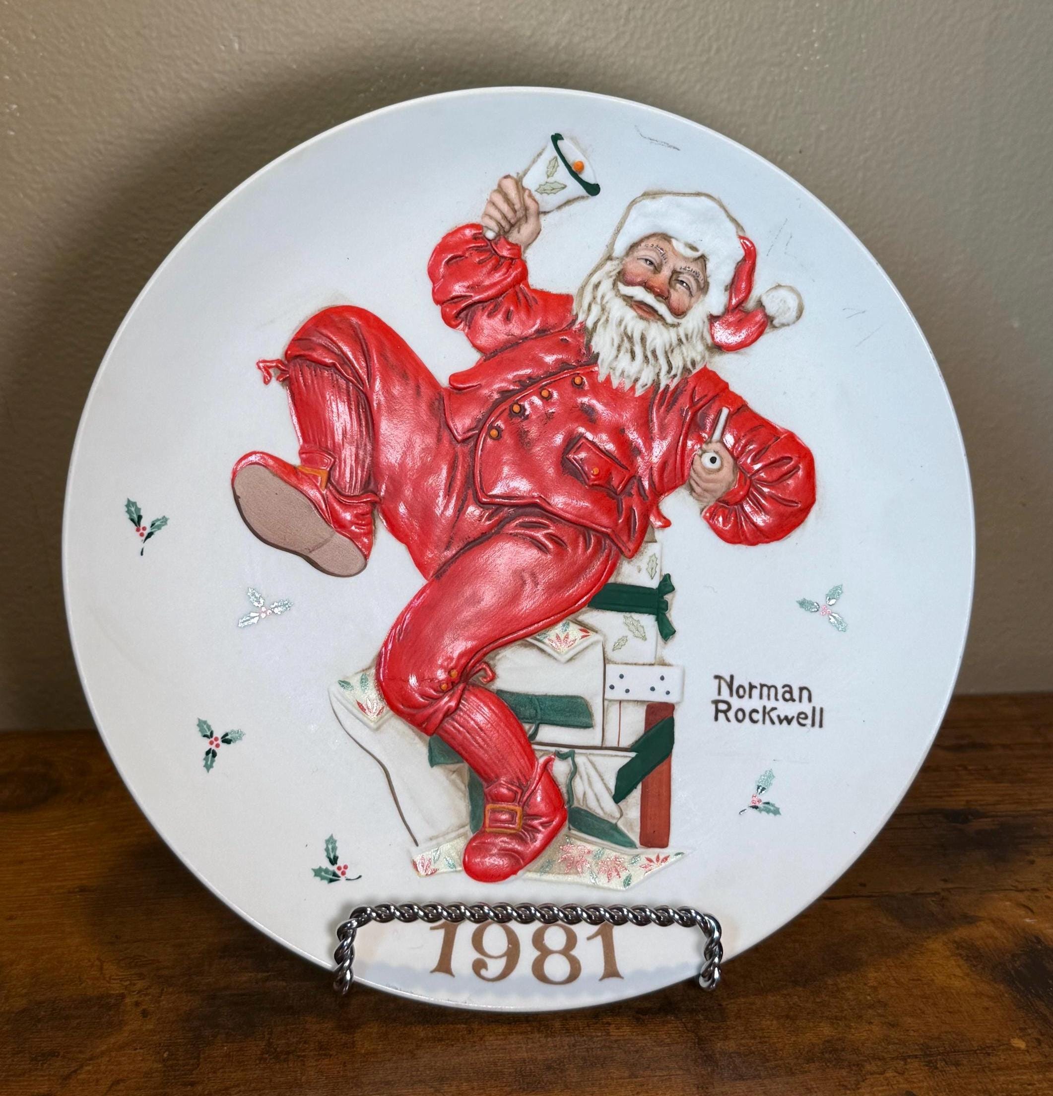 1981 Christmas Plate - Etsy