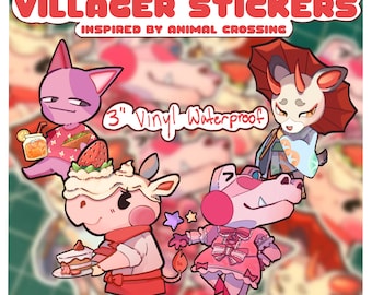 Adesivi degli abitanti del villaggio - Animal Crossing