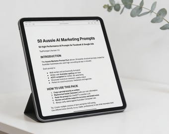 50 Aussie Marketer Prompts