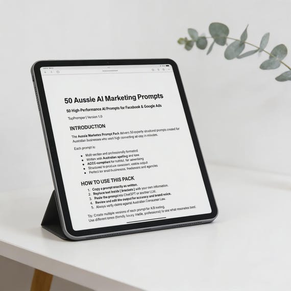 50 Aussie Marketer Prompts