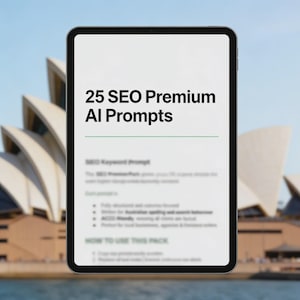 Aussie SEO Prompts Pack: 25 AI Tools for Australian Content Creators