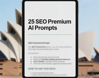 Aussie SEO Prompts Pack: 25 AI Tools for Australian Content Creators