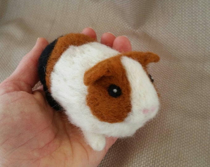 Needle Felted Guinea Pig Etsy