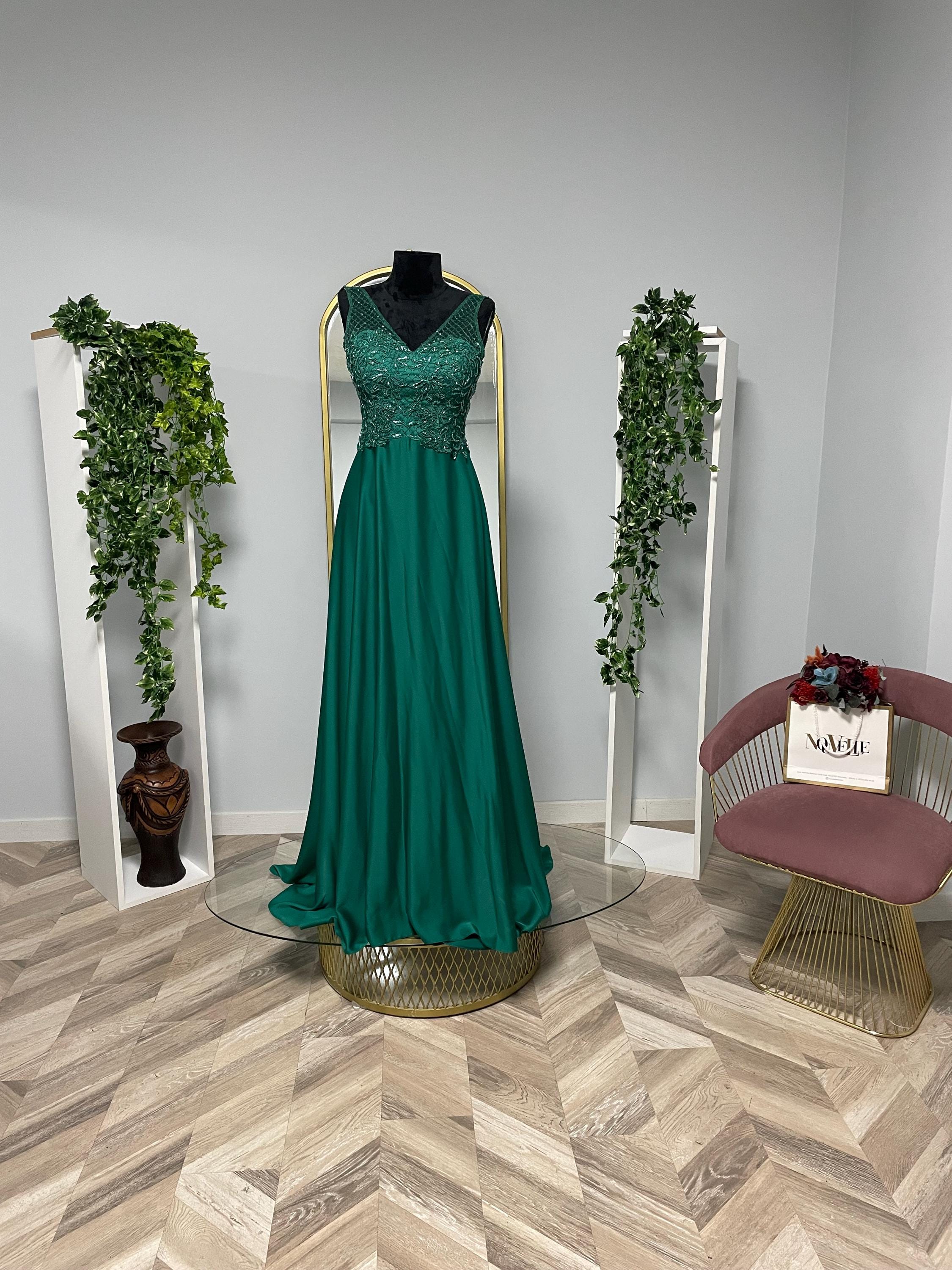 Emerald Ball Gown - Etsy