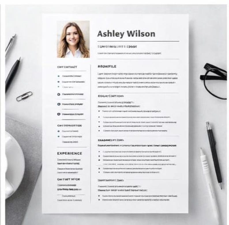 ATS Friendly Resume Template | Editable CV Template | Professional ...