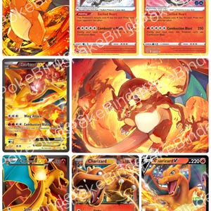 Pokemon Binder Michi Method Page Charizard Themed - Digital Download