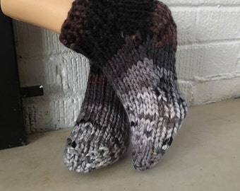 Slipper Socks, hand knitted