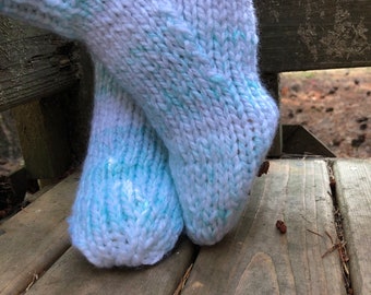 Slipper Socks, hand knitted