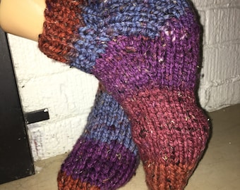 Slipper Socks, hand knitted