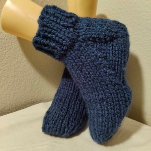 Slipper Socks, hand knitted