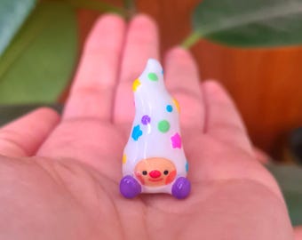 Handmade Polymer Clay Phone Hipper or Desk Buddy of a Little Magic Man