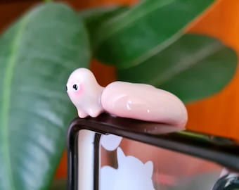 Handmade Polymer Clay Brushbuddy Hipper, Witch Hat Atelier Phone Accessory