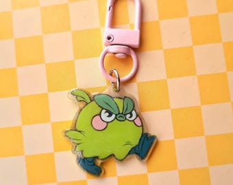 Pokémon Inspired, Handmade, Browt Acrylic Keychain / Keyring, Winds and Waves Starters