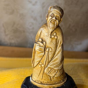 Vintage Mid-Century Asian Wise Man