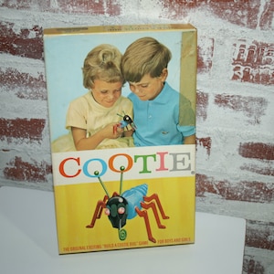 Vintage 1949 Build a Cootie Game - Children&#39;s Game, COMPLETE SET, Original Box, #200