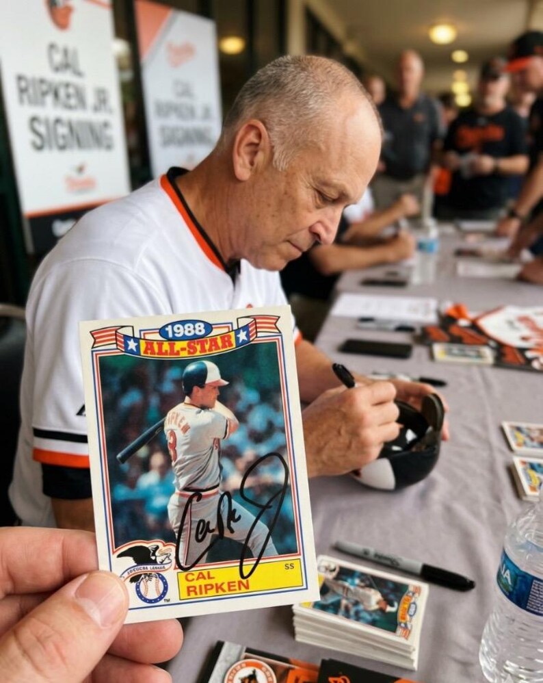 Cal Ripken Jr in Person Autograph Card Photo Proof Mlb Orioles - Etsy ...