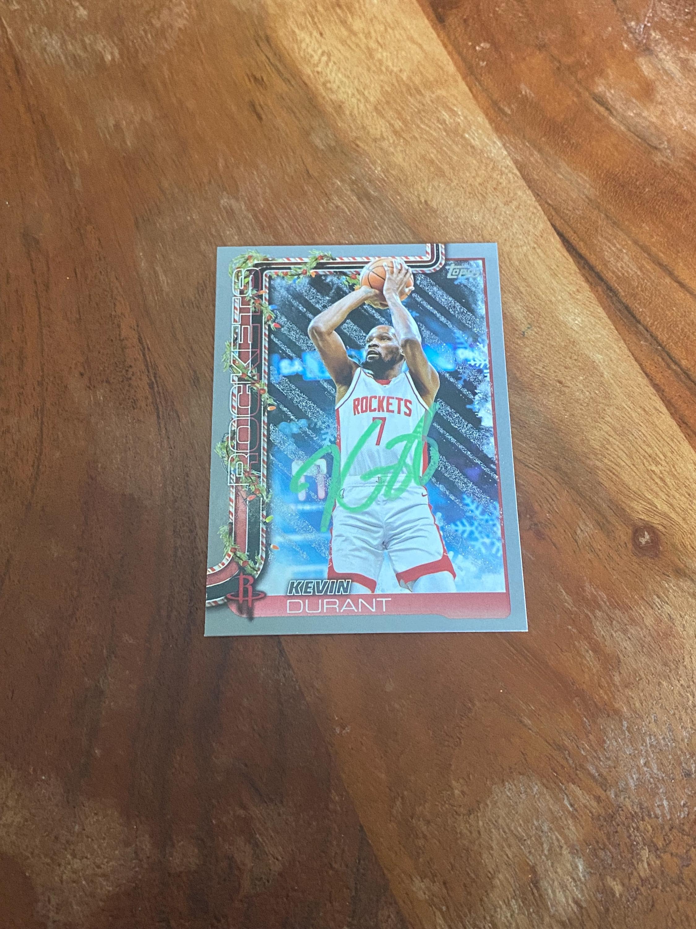 Kevin Durant Signed Card - Etsy UK