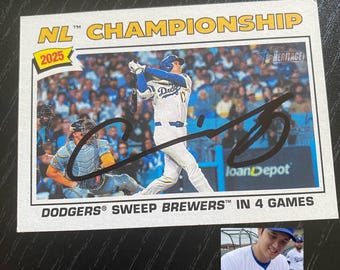 Shohei Ohtani Signed Card In Person Autograph w Photo Proof MLB Superstar Auto Rare Collectible Gift Baseball
