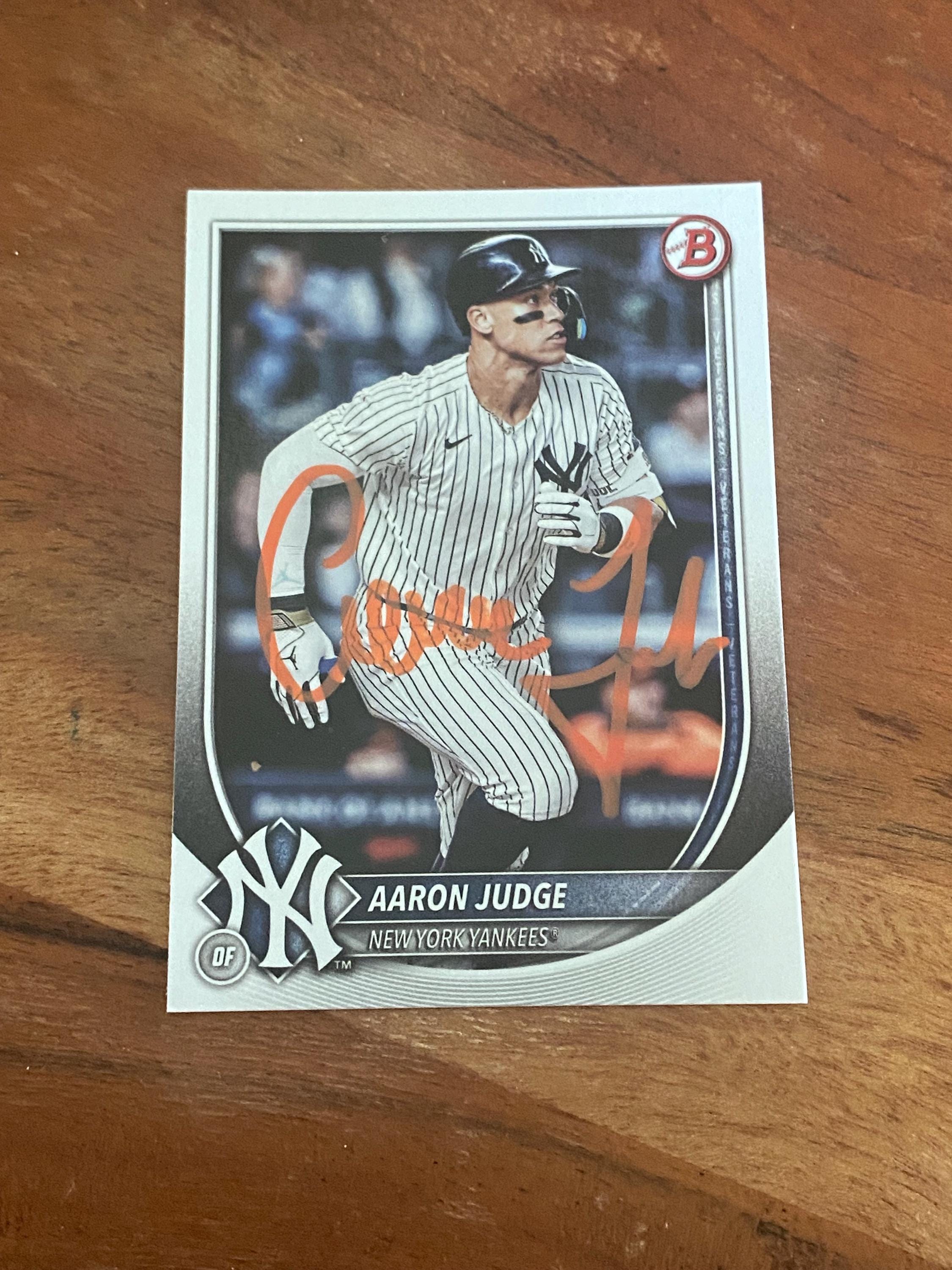 Aaron judge signed card - Etsy 日本