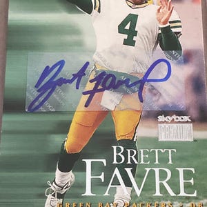 Brett Favre Autograph - Etsy