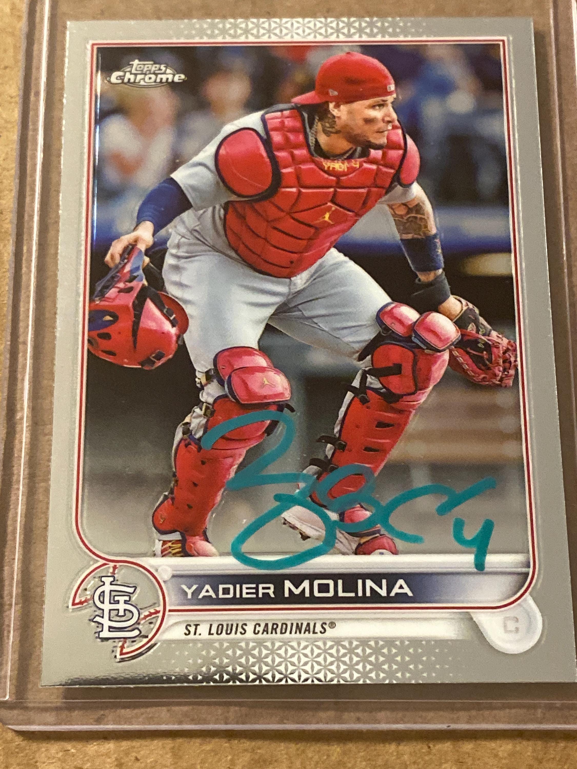Yadier Molina Signed - Etsy